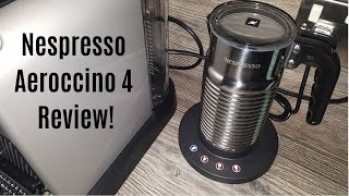 Nespresso Aeroccino 4 Milk Frother Review  Worth upgrading from the Aeroccino 3 [upl. by Merilee]