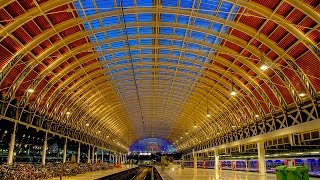 A Walk Around Londons Paddington Railway Station [upl. by Ahsinelg529]