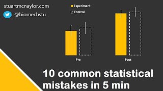 Ten Statistical Mistakes in 5 Min [upl. by Arihppas356]