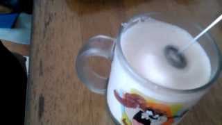 Aerolatte Review Frothing Cold Milk In Under 1 Minute [upl. by Okramed461]